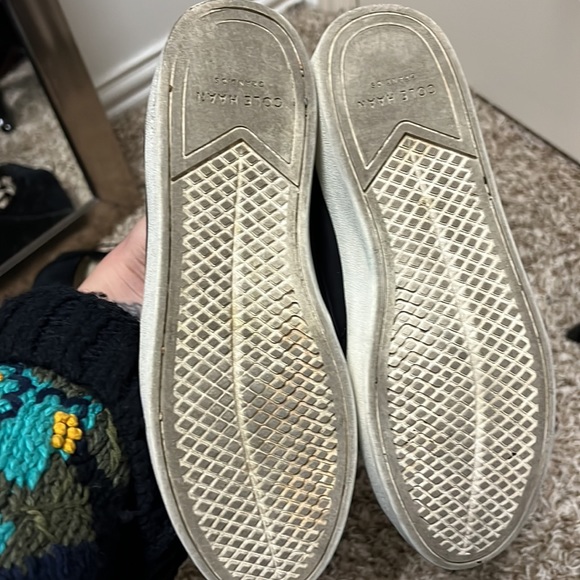 Cole Haan Suede Tassel Slip Ons 7.5 - Picture 5 of 6